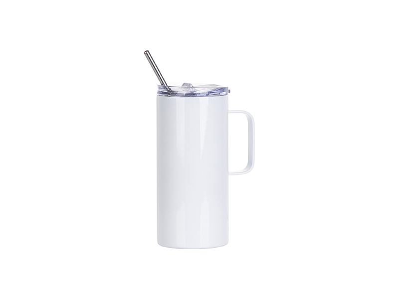 20oz Skinny Sublimation Tumbler with Handle