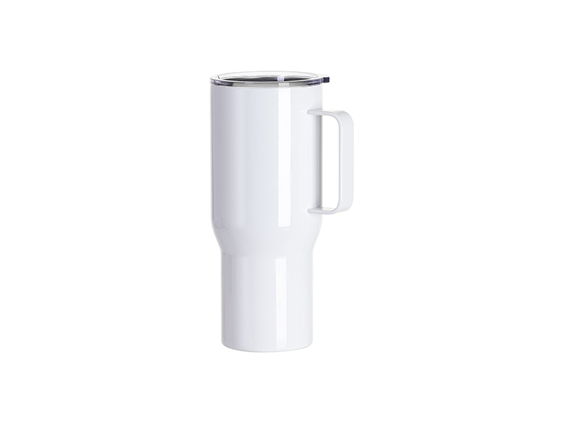 Metal Sublimation Tumbler White 30 Oz