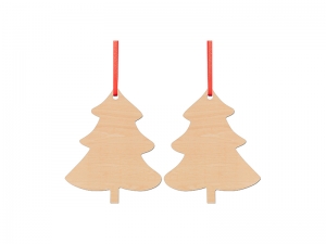 Sublimation Blanks Plywood Ornament Tree(Single Side)