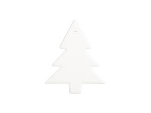 UV Bisque Ceramic Ornament (Christmas tree,10*8cm)