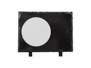 Slate with Sublimatable White Circle Patch (15*20cm/5.9&quot;*7.9&quot;)