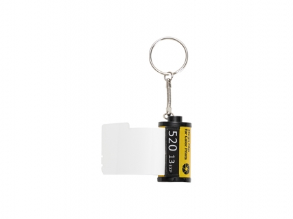 Sublimation Blanks With Metal Round Key Rings For Heat Press