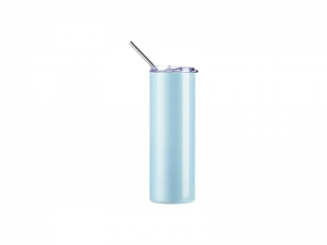 20oz/600ml Sublimation UV Color Changing Stainless Steel Skinny Tumbler (White to Blue)