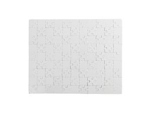 Sublimation Cardboard Puzzle w/ Blue Base Board(8&quot;x10&quot;, 99 Pieces)