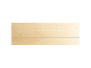 Sublimation Blanks Rectangular Plywood Sign w/ Stripes (45*15*1.5cm)